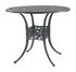 Gensun Michigan 48" Round Bar Table in Black