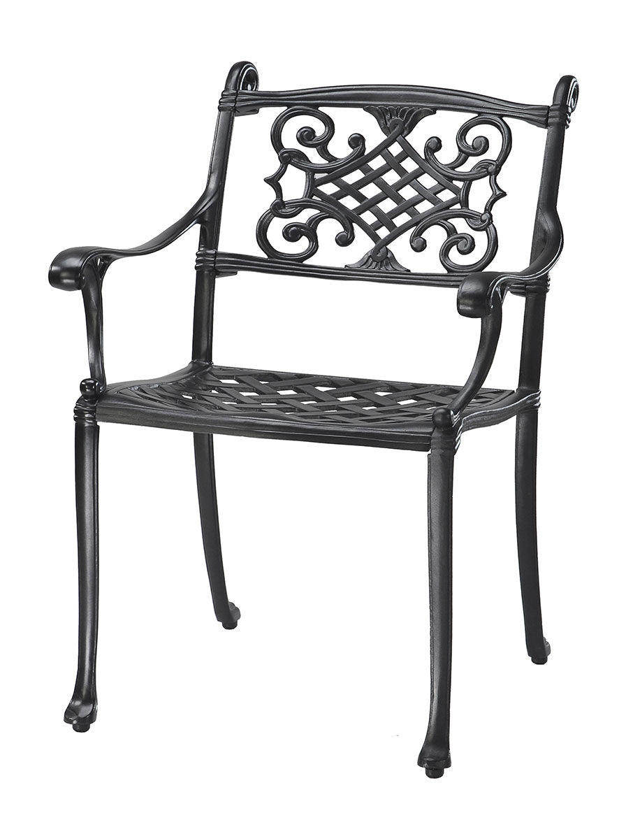 Gensun Michigan Cushion Dining Chair (Welded) in Black