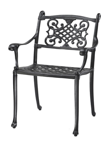 Gensun Michigan Cushion Dining Chair (Welded) in Black