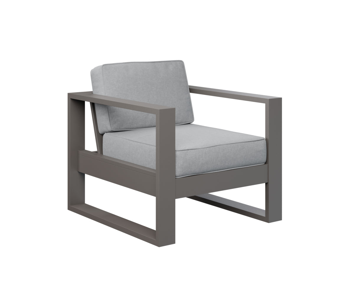Berlin Gardens Nordic Club Chair in Graphite