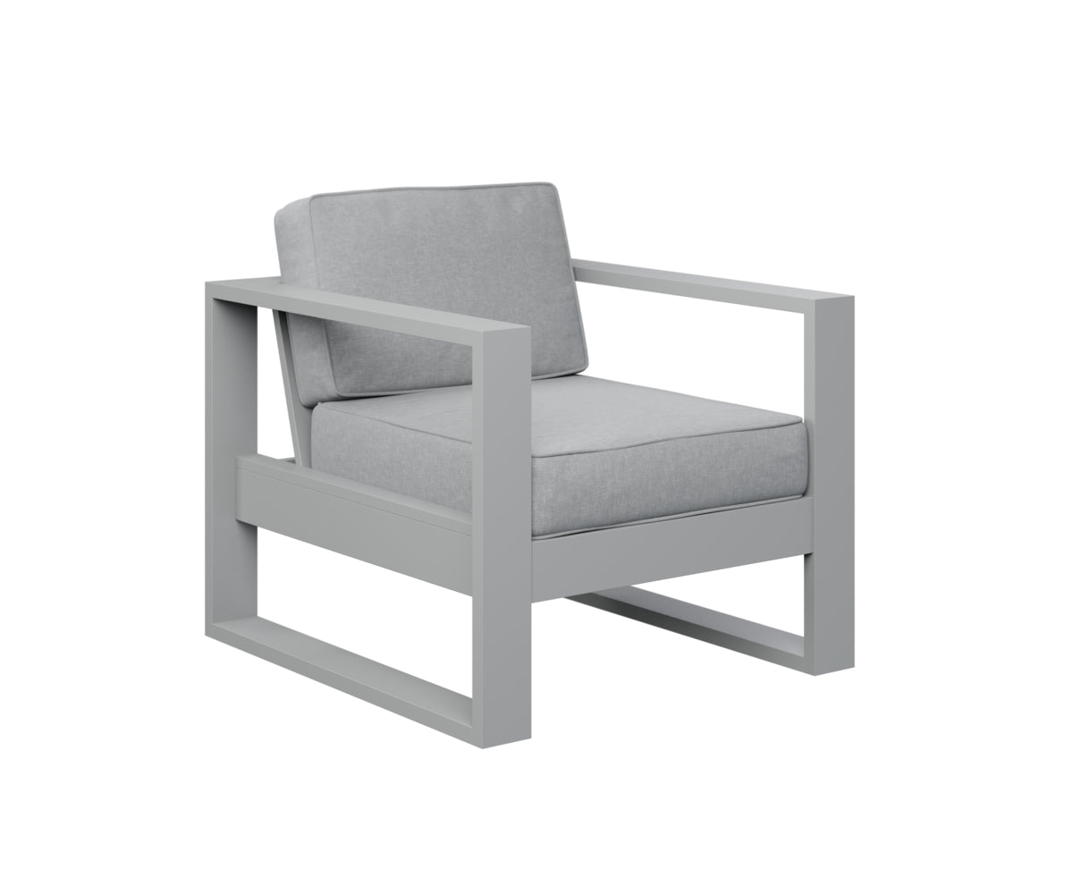 Berlin Gardens Nordic Club Chair in Fog