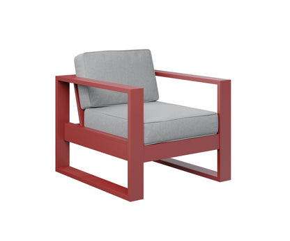 Berlin Gardens Nordic Club Chair in Red