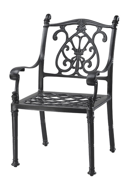 Gensun Florence Cushion Dining Chair in Carbon