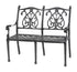 Gensun Florence Cushion Bench in Carbon