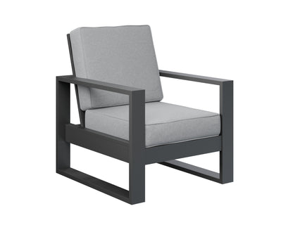 Berlin Gardens Nordic High Back Club Chair in Black