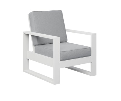Berlin Gardens Nordic High Back Club Chair in White