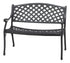 Gensun Columbia Cushion Bench (K.D.) in Carbon
