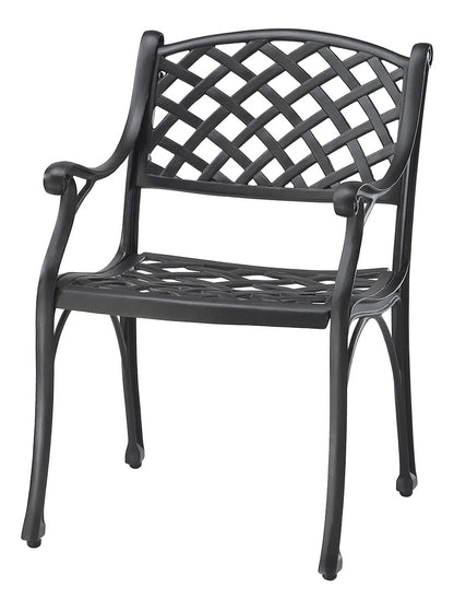 Gensun Columbia Cushion Dining Chair (Welded) in Carbon