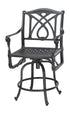 Gensun Grand Terrace Swivel Balcony Stool in Desert Bronze