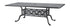 Gensun Grand Terrace 42" x 72" Rectangular Dining Table in Desert Bronze