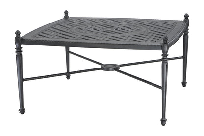 Gensun Grand Terrace 42" Square Coffee Table in Desert Bronze