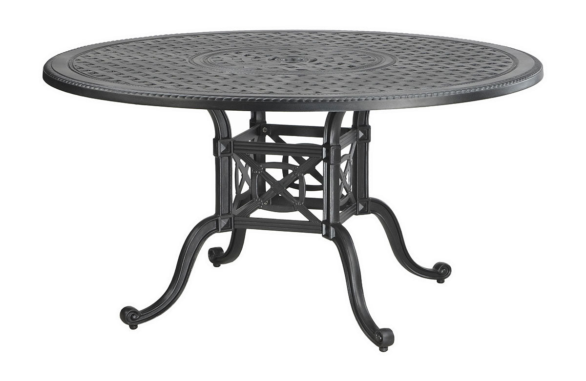 Gensun Grand Terrace 54" Round Dining Table in Desert Bronze