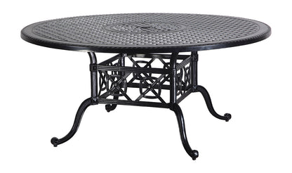 Gensun Grand Terrace 66" Round Dining Table in Desert Bronze