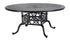 Gensun Grand Terrace 66" Round Dining Table in Desert Bronze