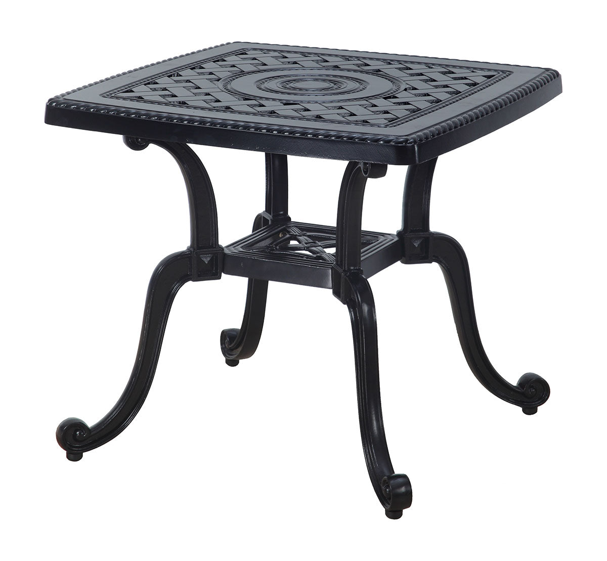 Gensun Grand Terrace 24" Square End Table in Desert Bronze