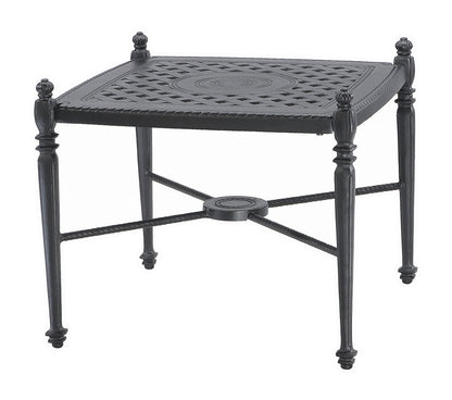 Gensun Grand Terrace 26" Square End Table in Desert Bronze