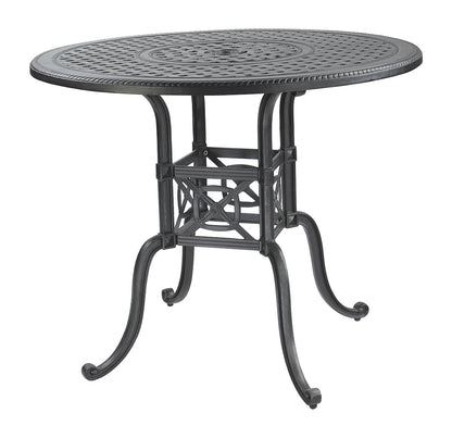 Gensun Grand Terrace 48" Round Bar Table in Desert Bronze