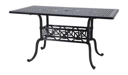 Gensun Grand Terrace 42" x 72" Rectangular Bar Table in Desert Bronze
