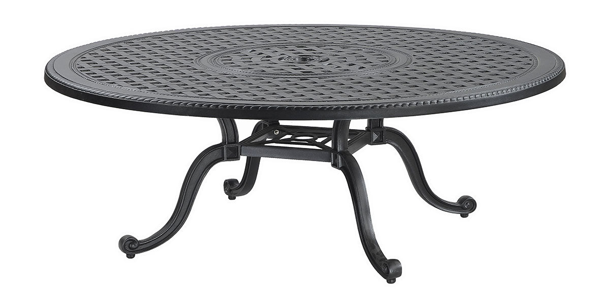 Gensun Grand Terrace 48" Round Chat Table in Desert Bronze