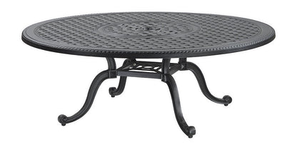 Gensun Grand Terrace 48" Round Chat Table in Desert Bronze