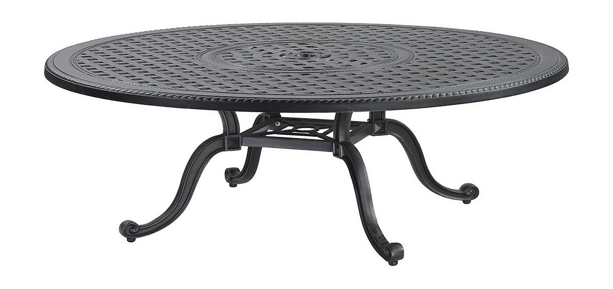 Gensun Grand Terrace 54" Round Chat Table in Desert Bronze