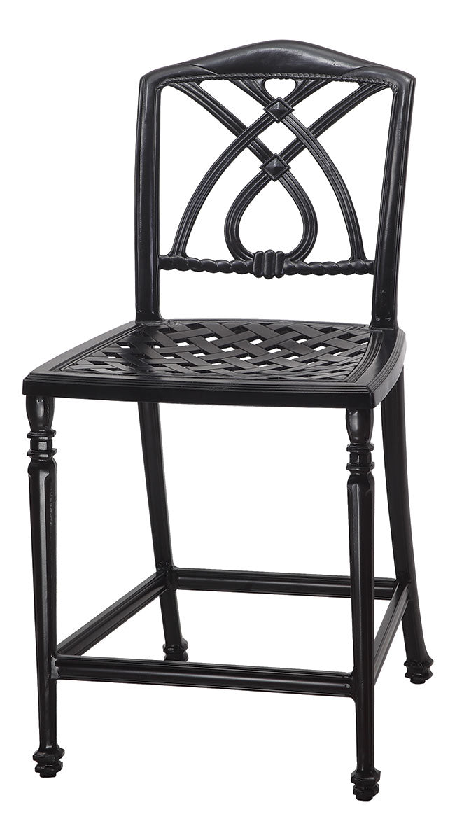 Gensun Terrace Cushion Stationary Bar Stool w/o Arms (Welded) in Vintage