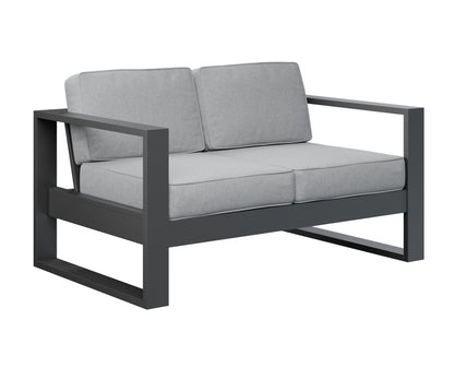 Berlin Gardens Nordic Loveseat in Black
