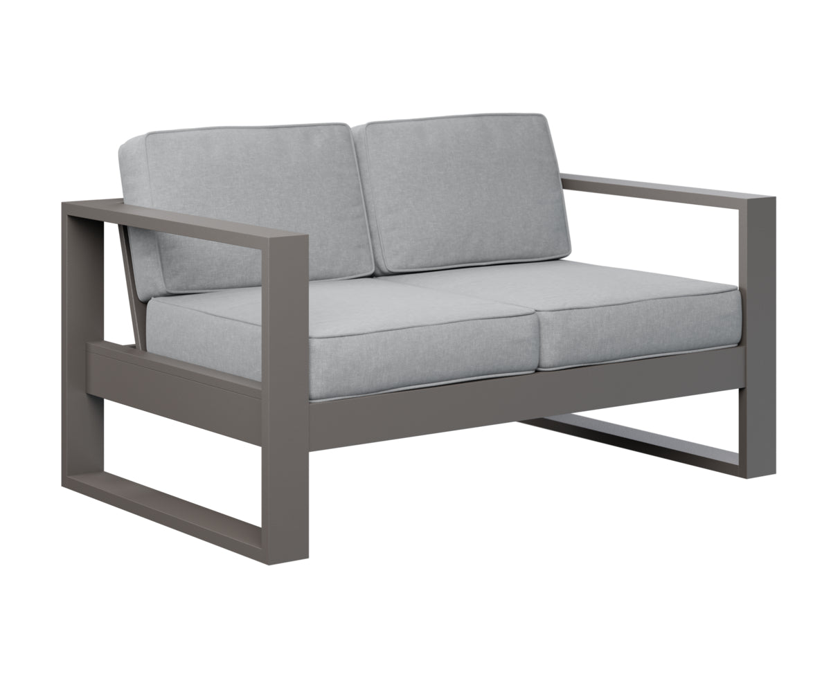 Berlin Gardens Nordic Loveseat in Graphite