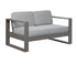 Berlin Gardens Nordic Loveseat in Graphite