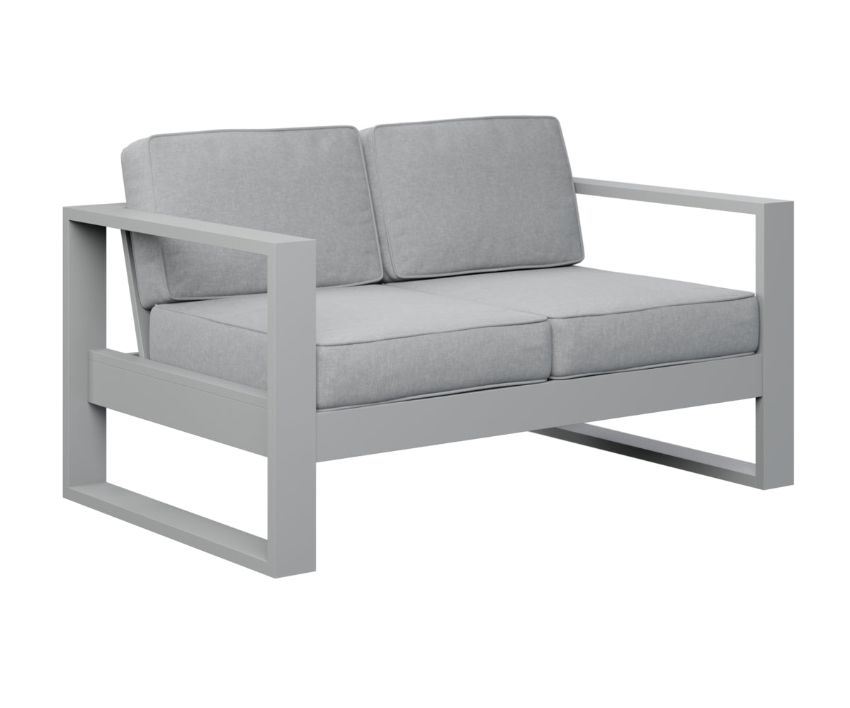 Berlin Gardens Nordic Loveseat in Fog
