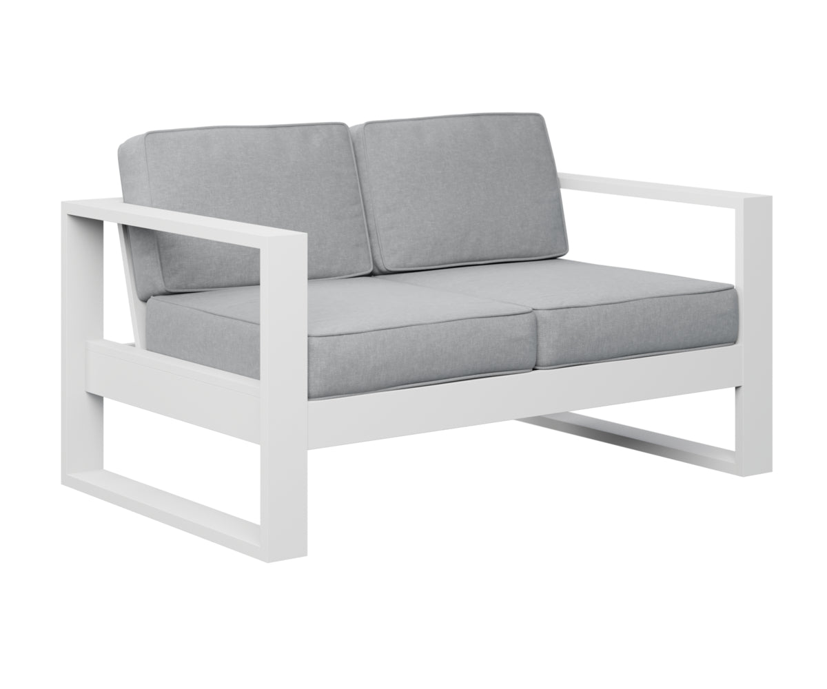 Berlin Gardens Nordic Loveseat in White