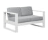Berlin Gardens Nordic Loveseat in White