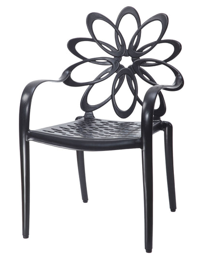 Gensun Lotus Cushion Café Chair - Stacking in Ruby