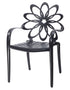 Gensun Lotus Cushion Café Chair - Stacking in Ruby
