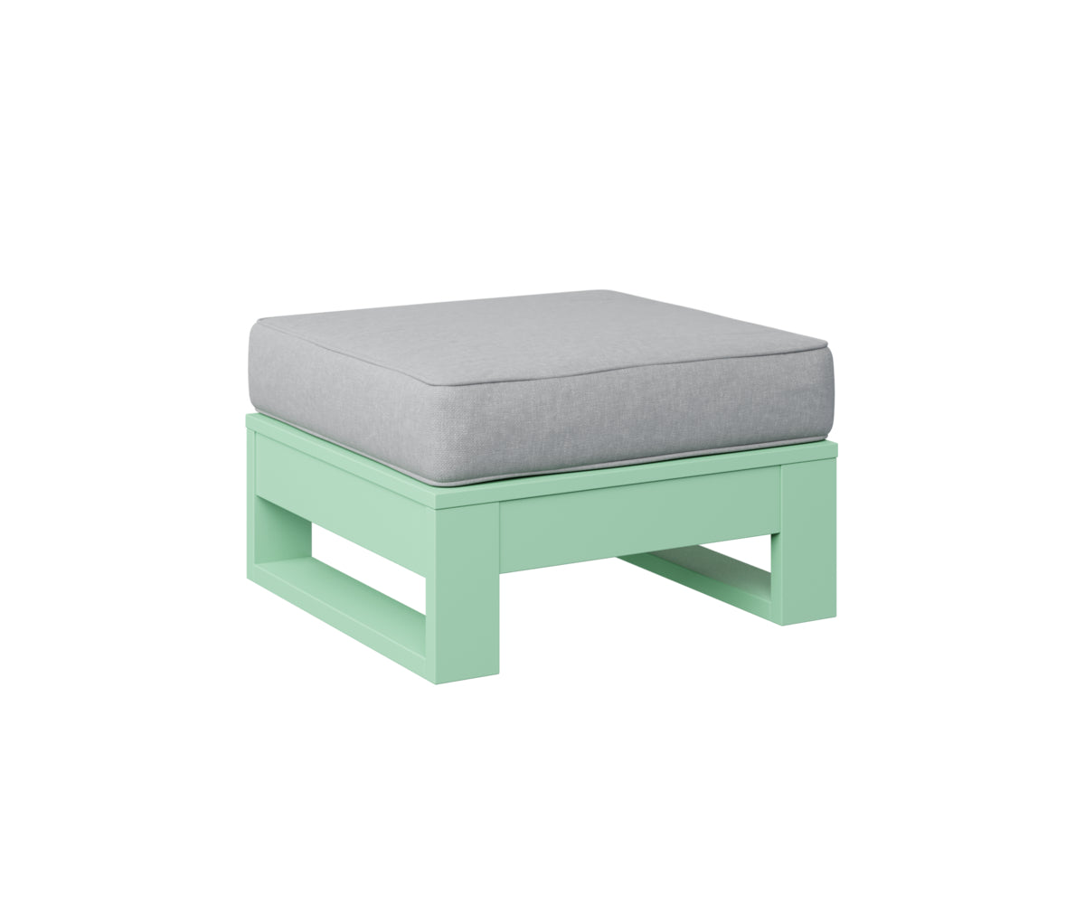 Berlin Gardens Nordic Ottoman in Mint