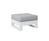 Berlin Gardens Nordic Ottoman in White