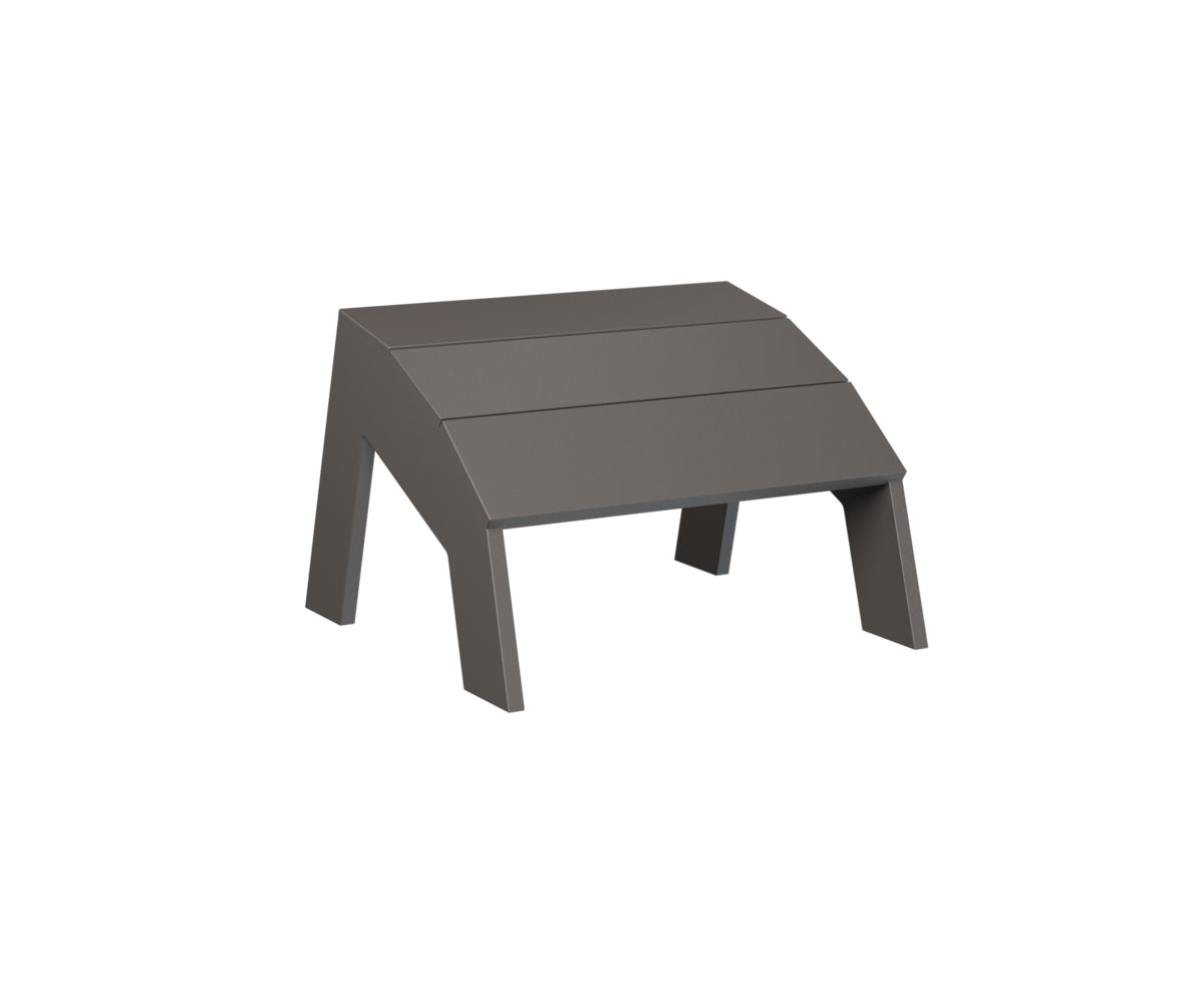 Berlin Gardens Nordic Adirondack Footstool in Graphite