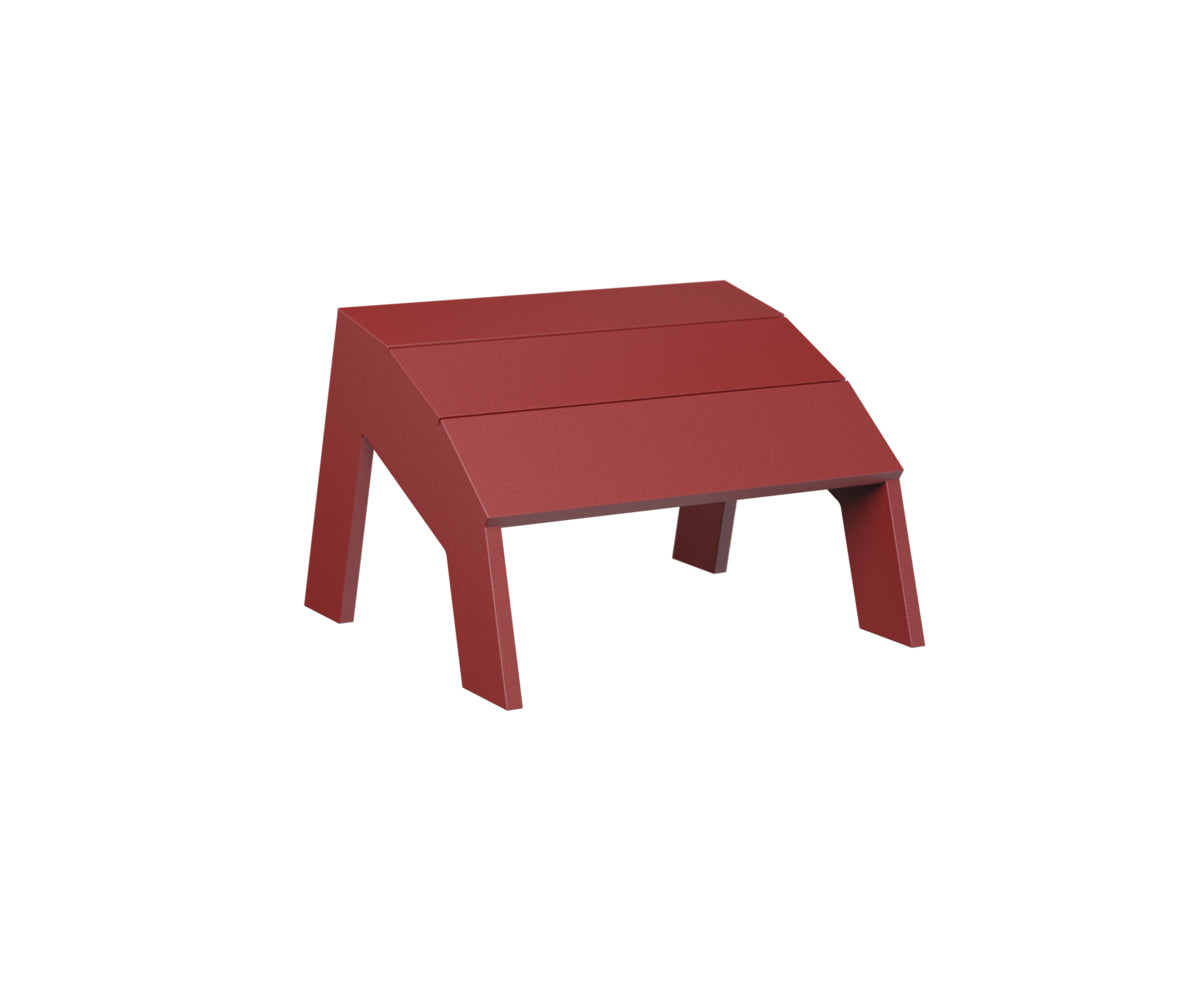 Berlin Gardens Nordic Adirondack Footstool in Red