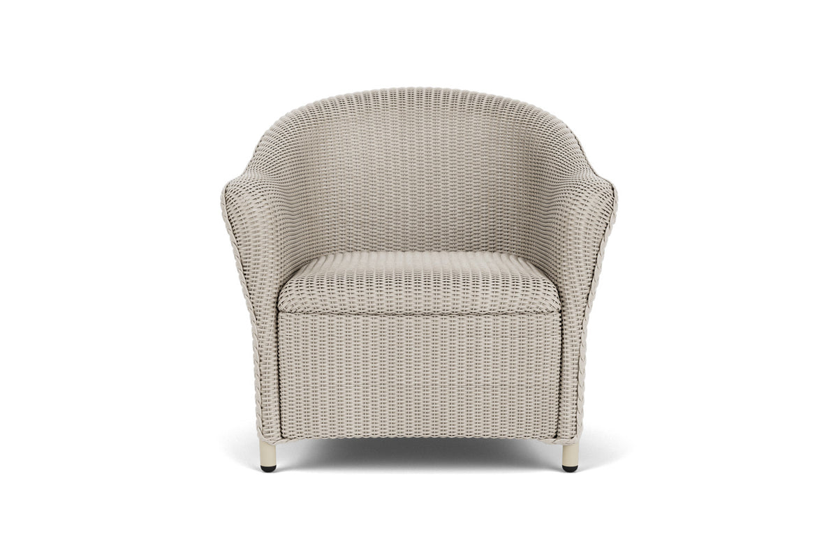 Lloyd Flanders Reflections Lounge Chair with Padded Seat in Linen