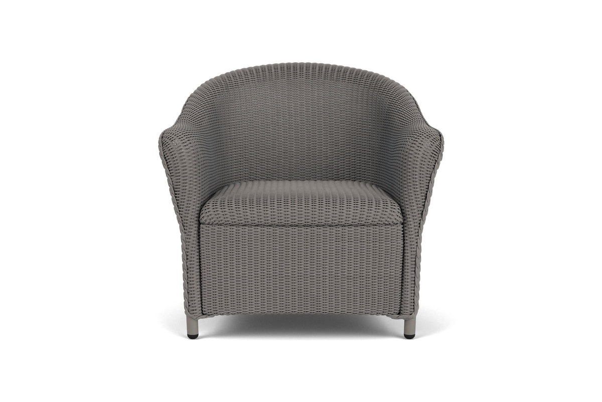 Lloyd Flanders Reflections Lounge Chair with Padded Seat in Pewter