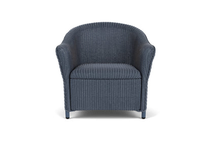 Lloyd Flanders Reflections Lounge Chair with Padded Seat in Denim Blue