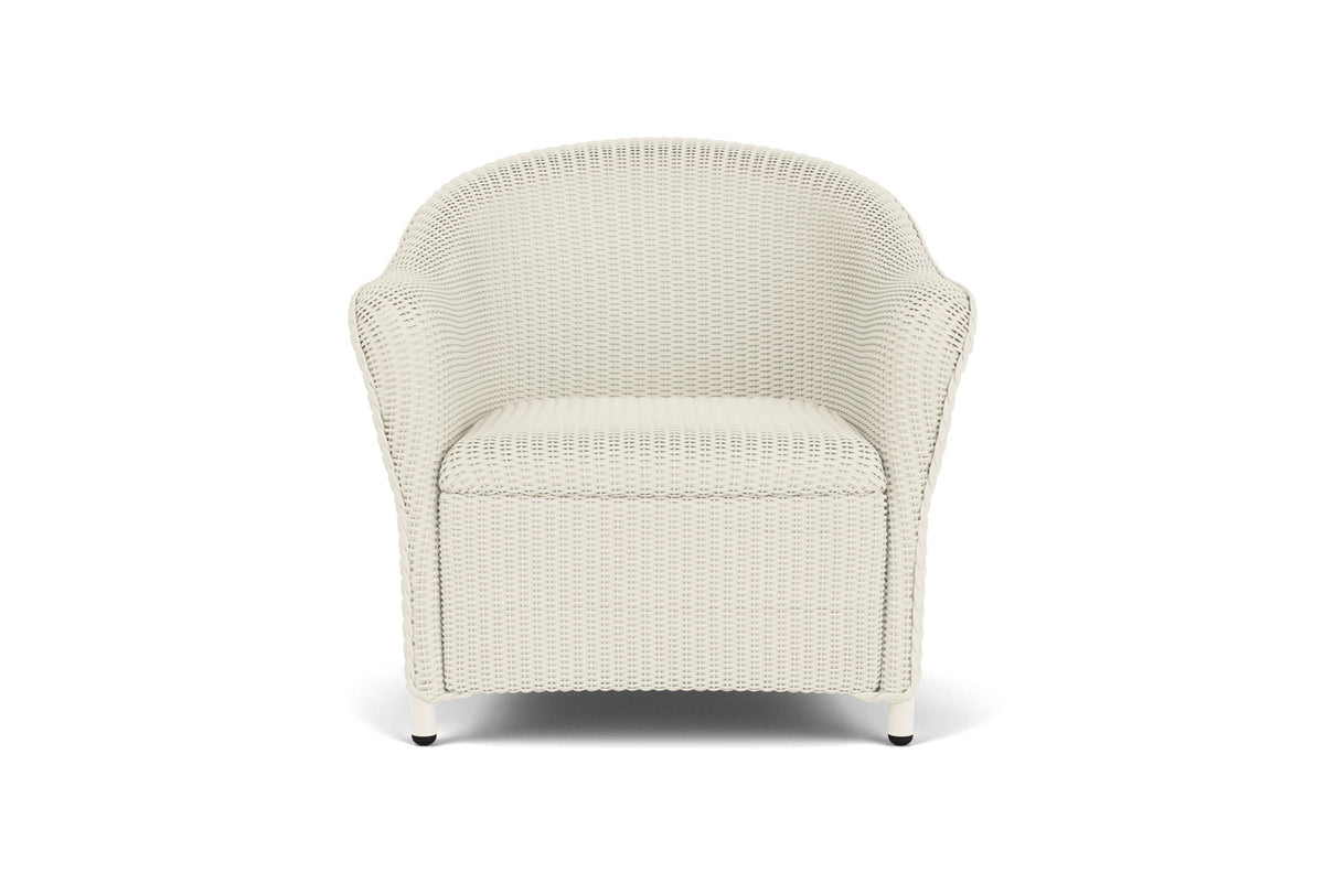 Lloyd Flanders Reflections Lounge Chair with Padded Seat in Ivory