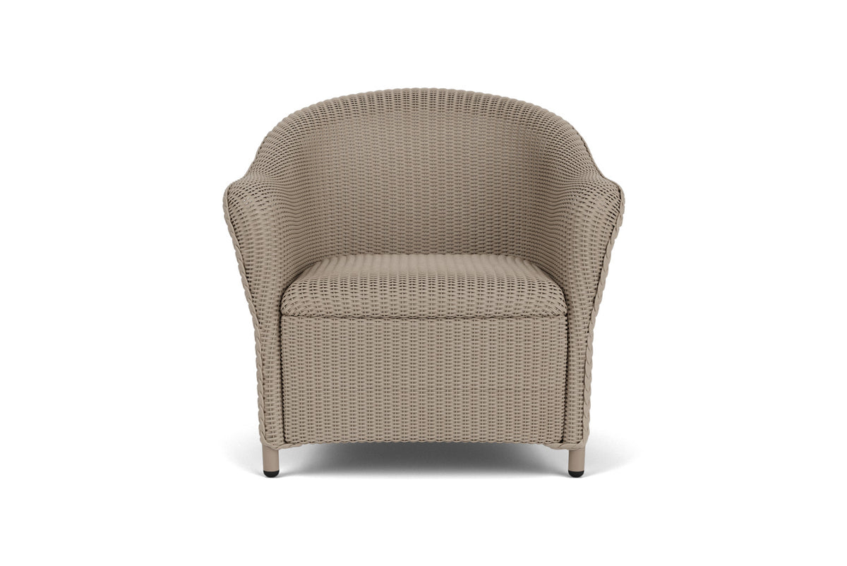 Lloyd Flanders Reflections Lounge Chair with Padded Seat in French Beige