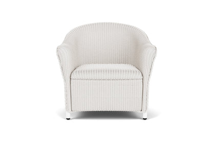 Lloyd Flanders Reflections Lounge Chair with Padded Seat in White