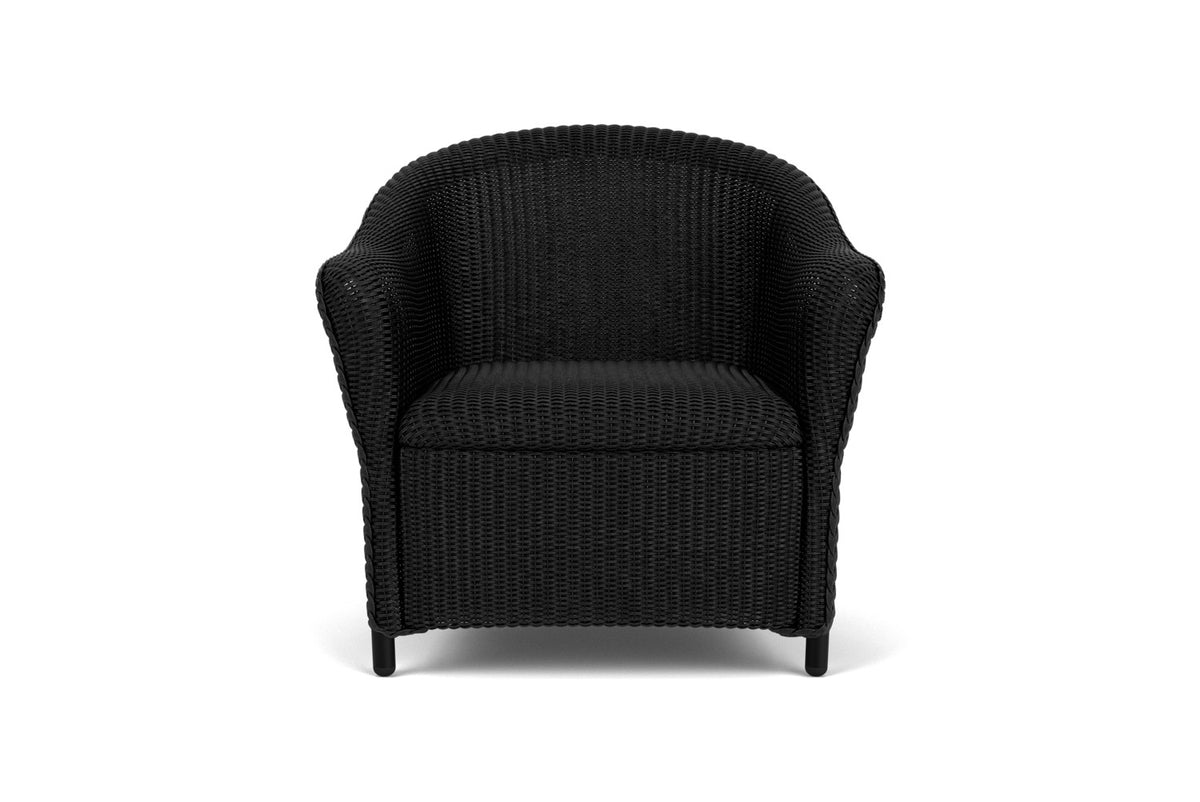 Lloyd Flanders Reflections Lounge Chair with Padded Seat in Ebony