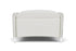 Lloyd Flanders Reflections Ottoman, Padded in Matte White