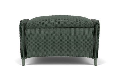 Lloyd Flanders Reflections Ottoman, Padded in Spruce