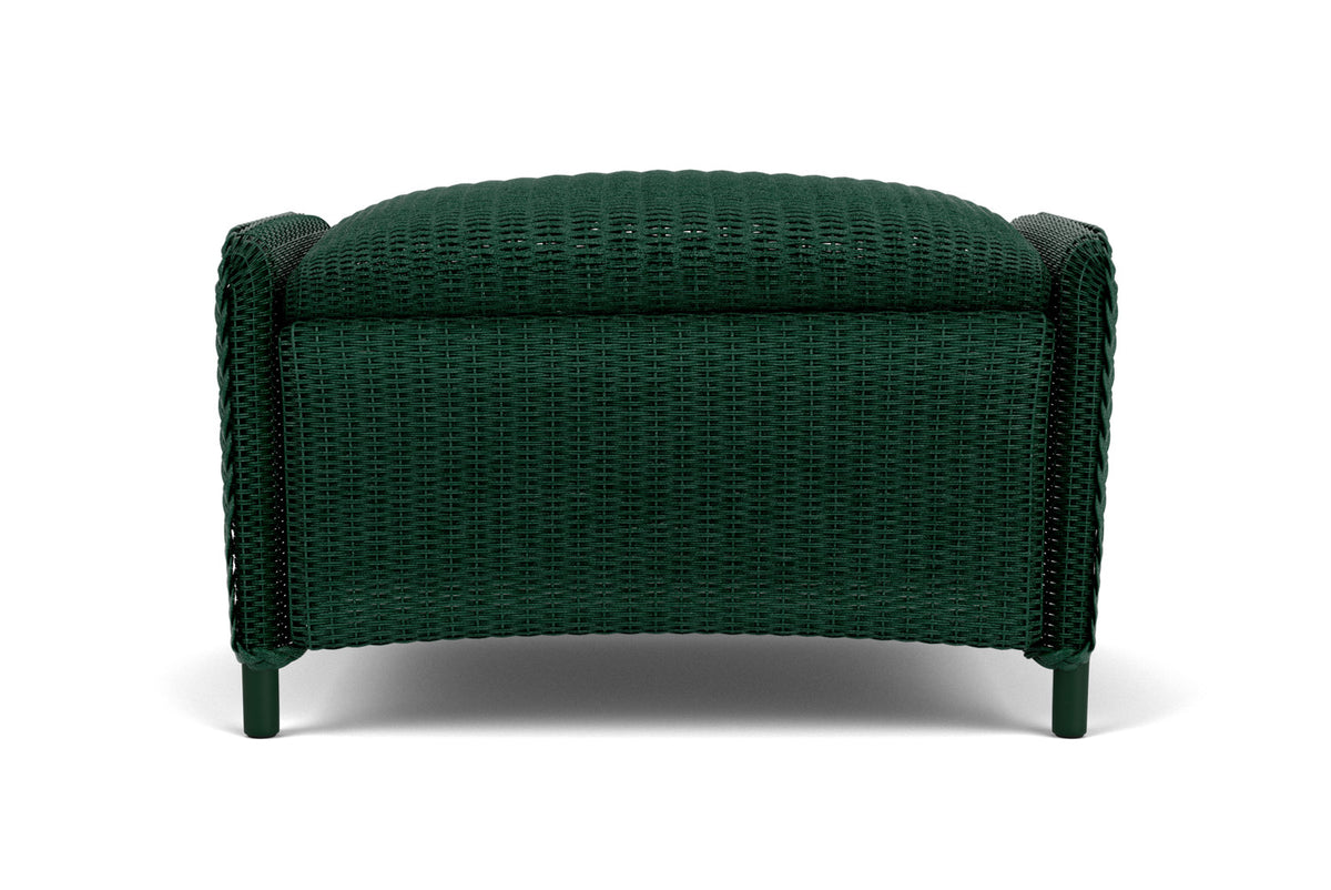Lloyd Flanders Reflections Ottoman, Padded in Woodland