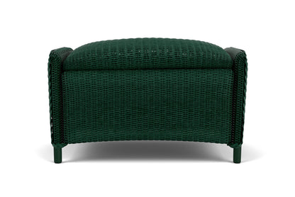 Lloyd Flanders Reflections Ottoman, Padded in Woodland