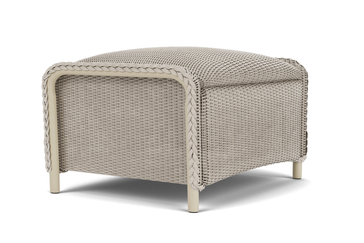 Lloyd Flanders Reflections Ottoman, Padded in Linen, view 8